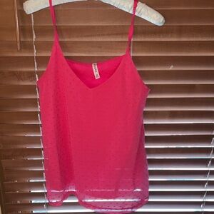 Vibrant Pink Camisole with Spaghetti Straps